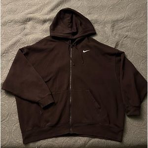 VINTAGE NIKE SIDE SWOOSH ZIP HOODIE